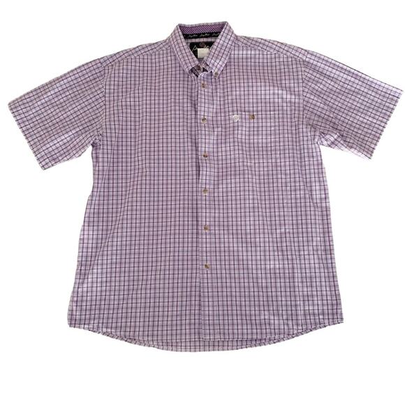 Wrangler George Strait XXL Short Sleeve Button Down Shirt - Picture 1 of 5